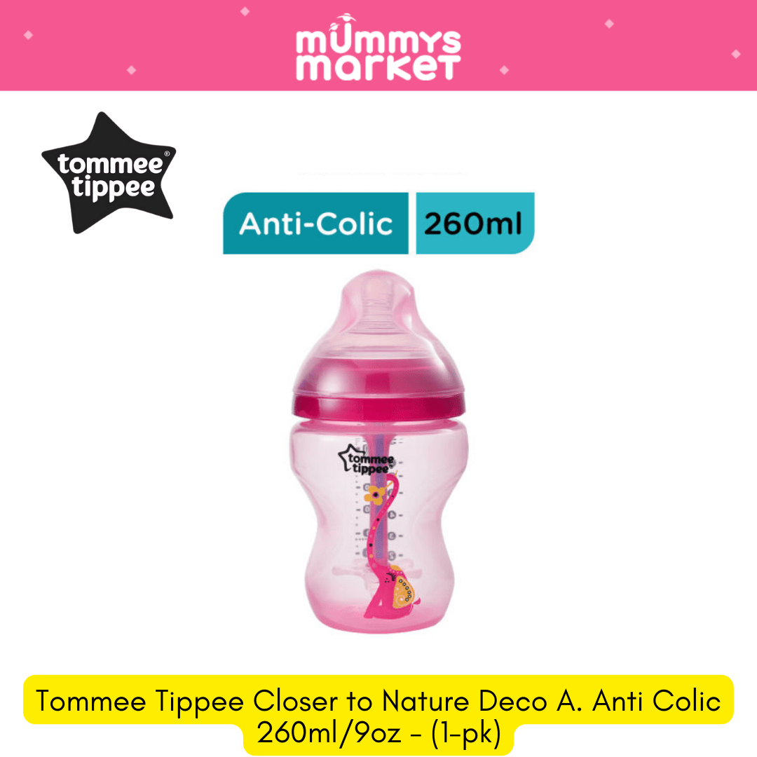 Tommee Tippee Closer to Nature Deco Advanced Anti-Colic Bottle 260ml - 1pk
